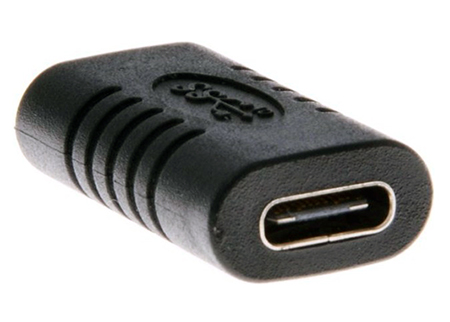 连接器 USB-C 短 黑色