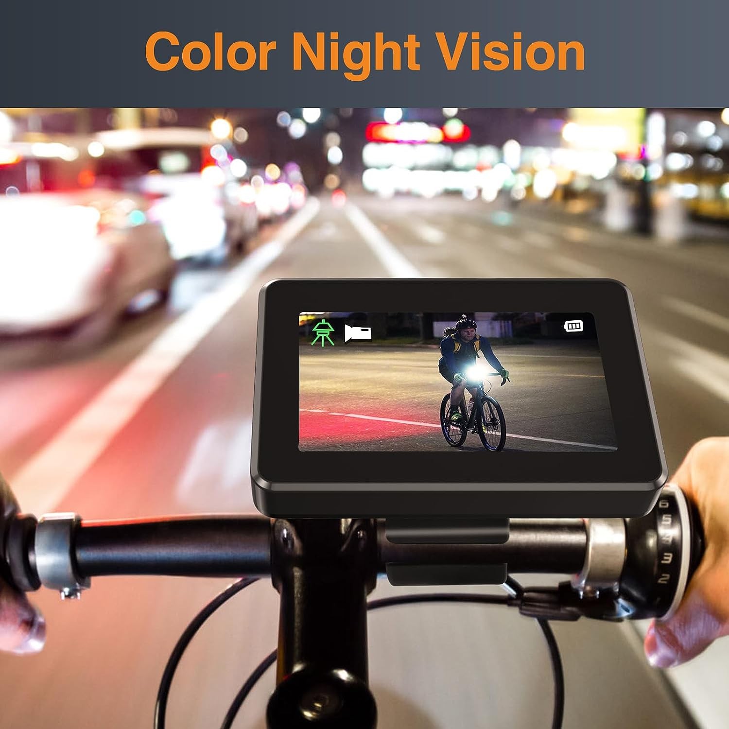 带夜视摄像头的自行车监视器套件