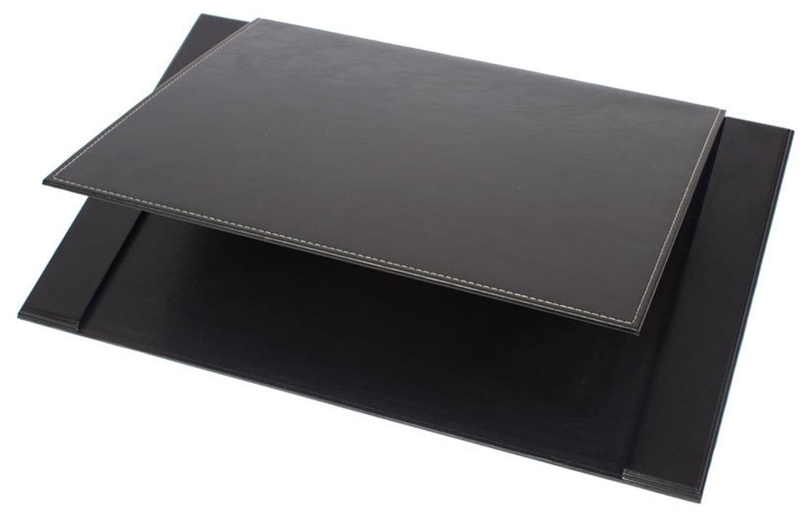 黑色皮革桌垫