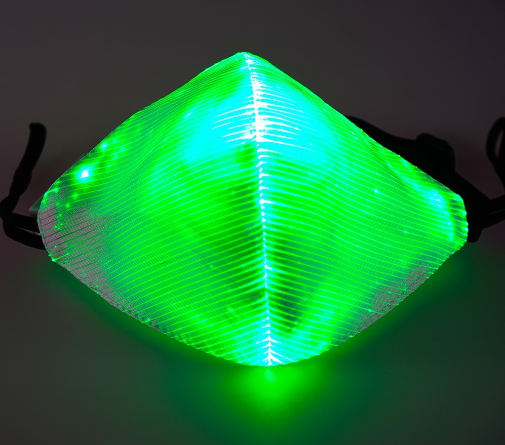 LED绿色面罩