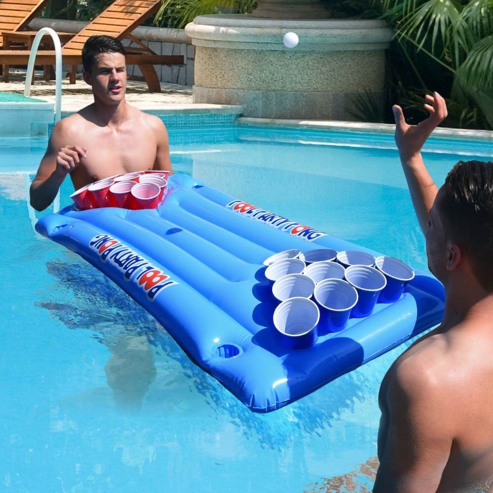 漂浮啤酒乒乓球充气