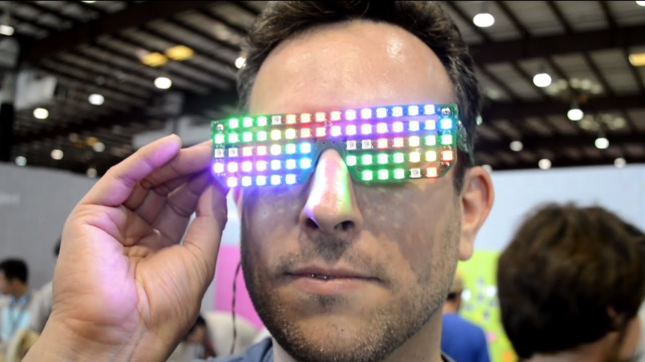 RGB LED眼镜