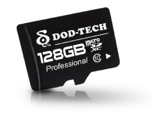 支持Micro SD卡128 GB-DOD LS500W +