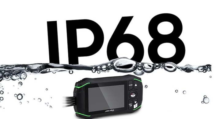 IP68防护-摩托车上的防水+防尘摄像头