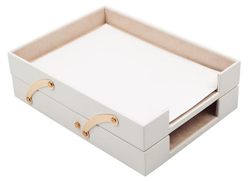 白色皮革纸盒