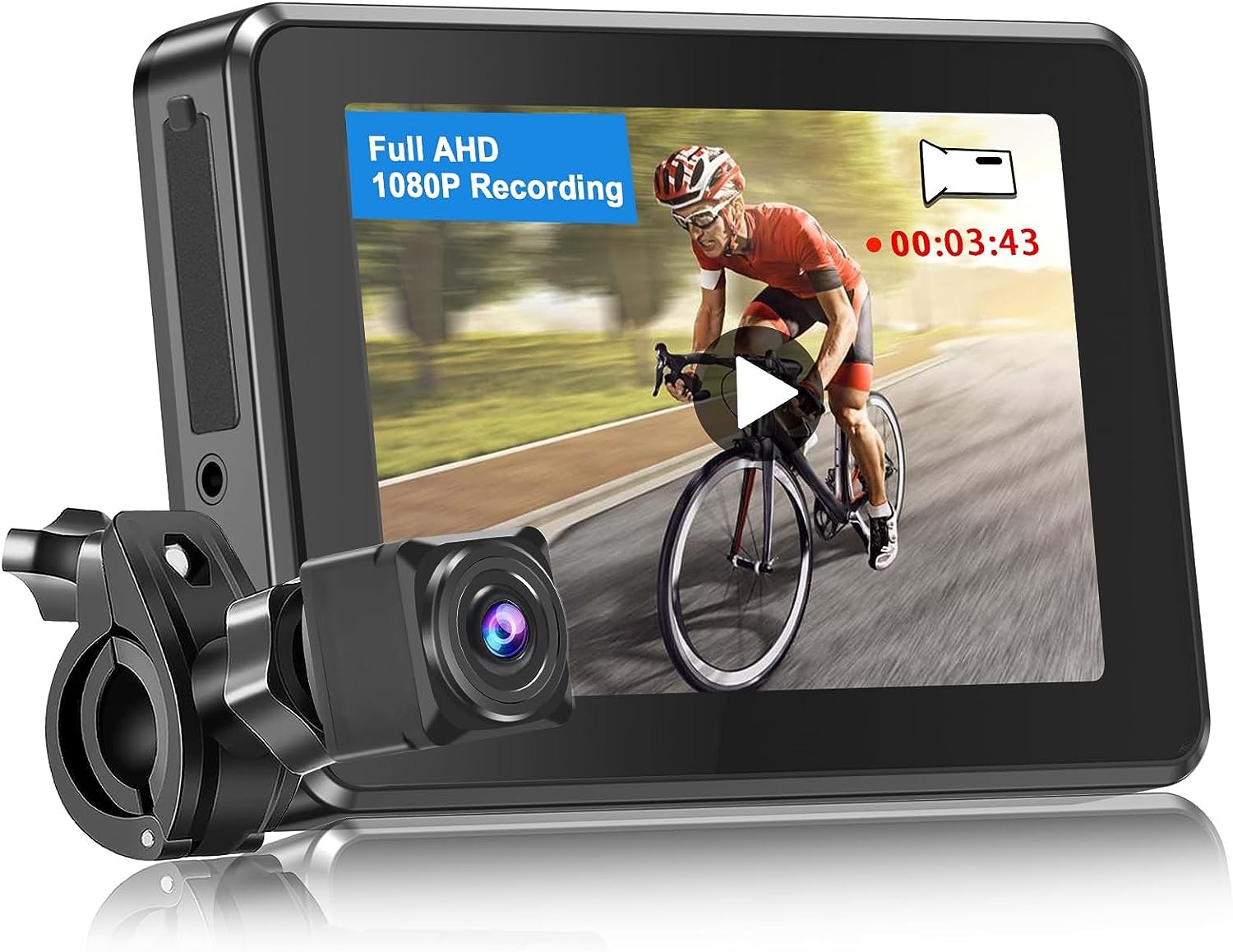 带录音功能的自行车后视摄像头