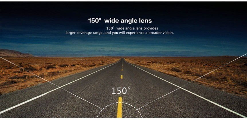 doda车载摄像头-150度拍摄角度