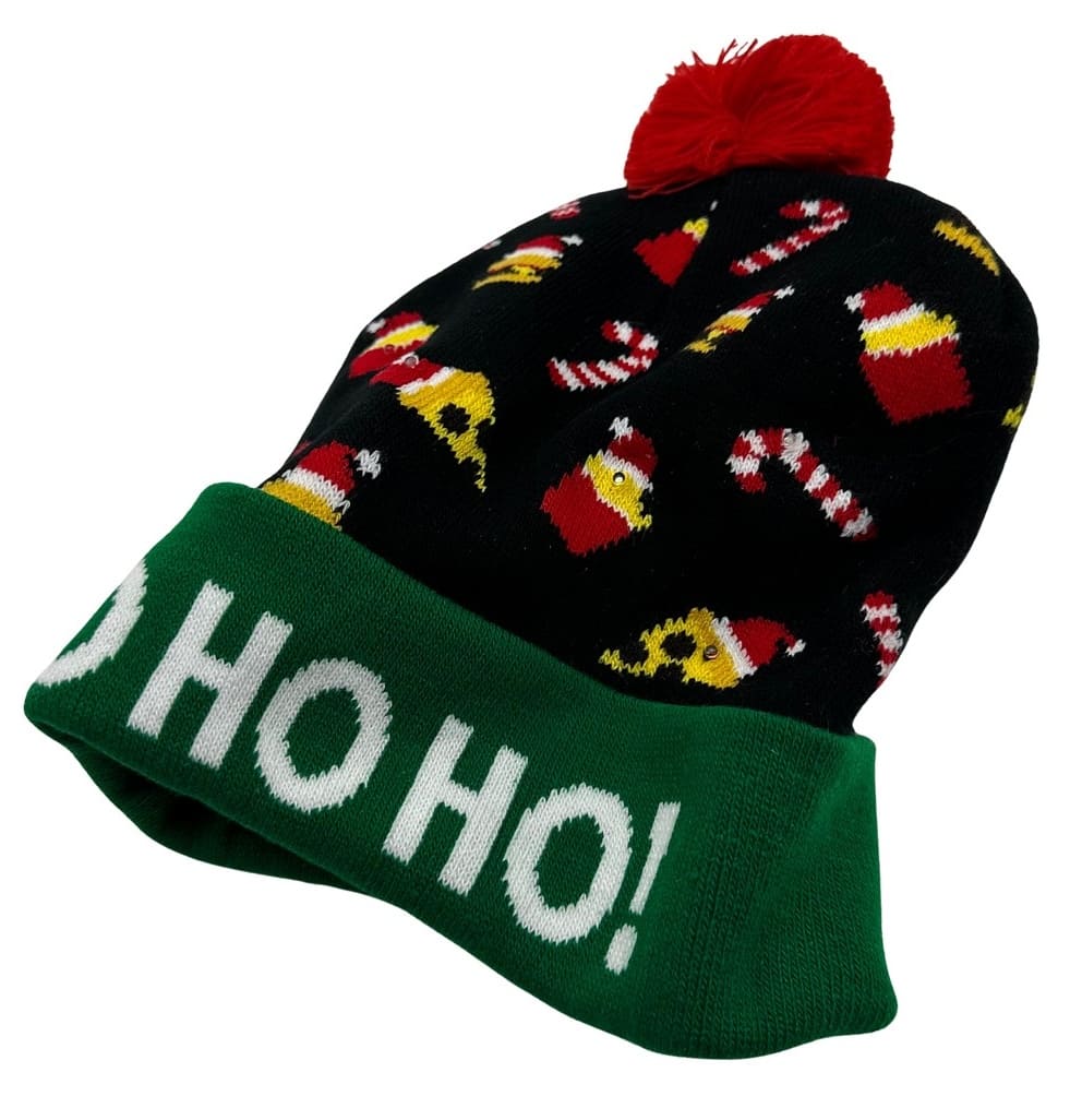 圣诞LED帽子闪耀冬日温暖针织