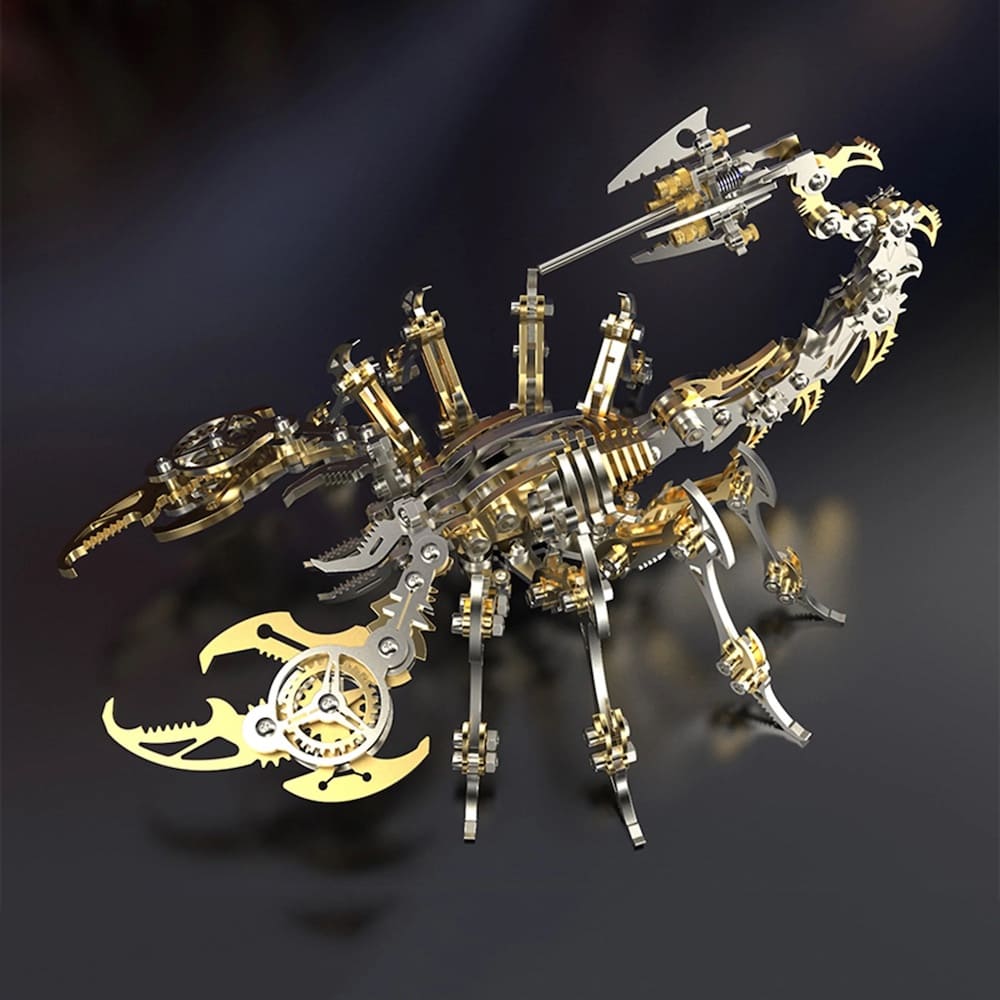蝎子的 3D 拼图复制品