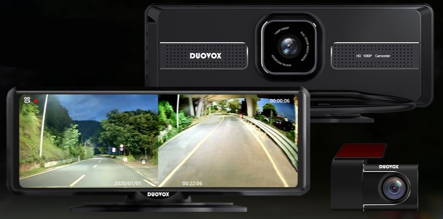 具有最佳夜视功能的车载摄像头 - duovox v9