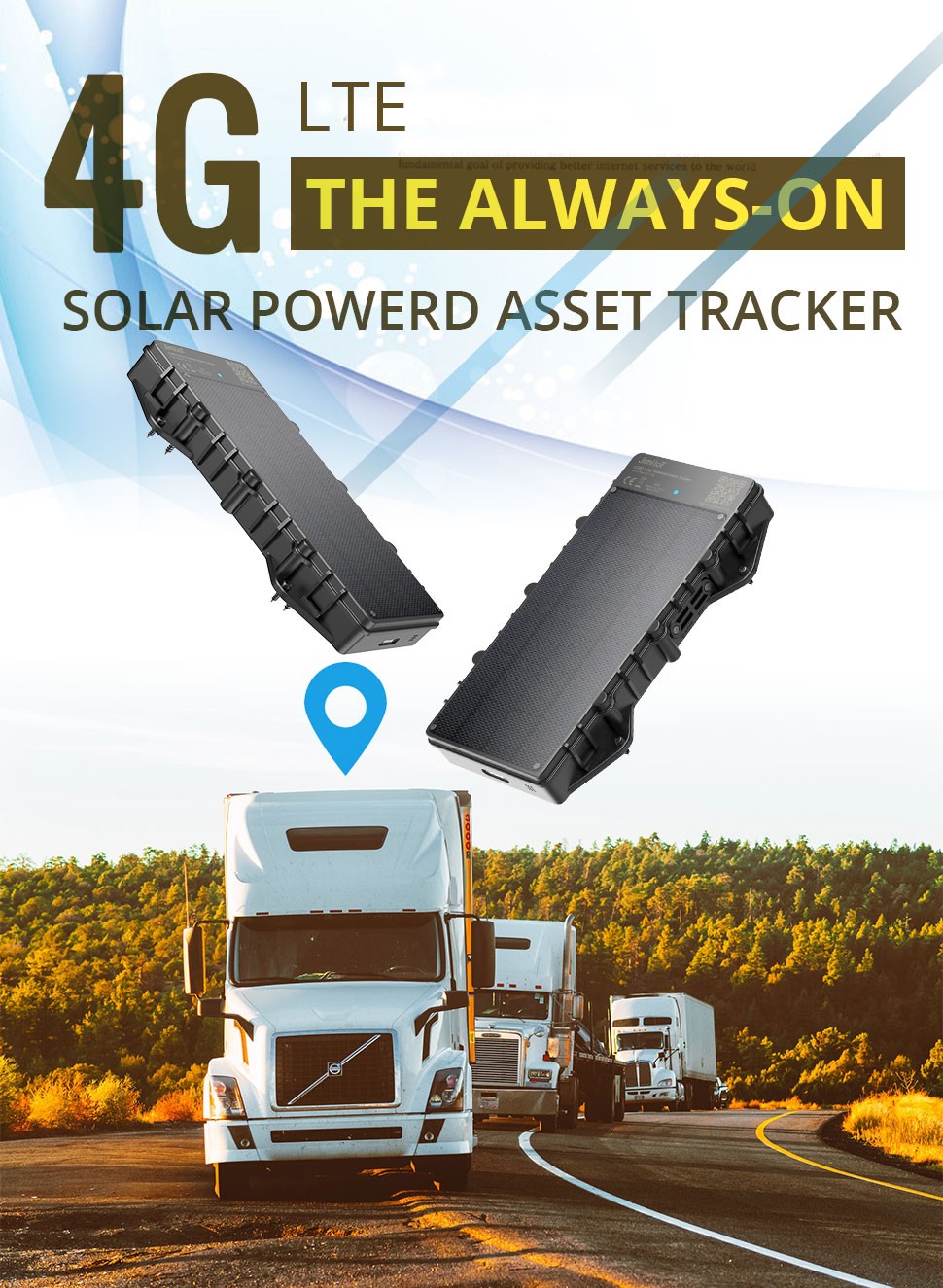 太阳能 GPS 定位追踪器 4g GPS