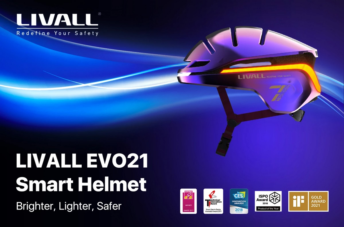 自行车头盔 livall cyc 智能头盔