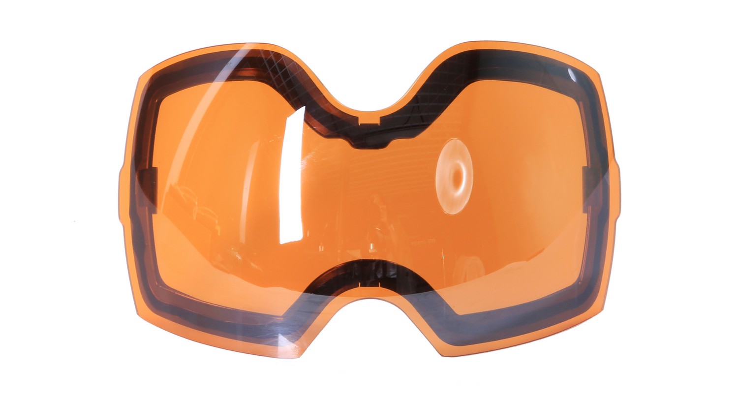 用于滑雪护目镜的橙色替换玻璃