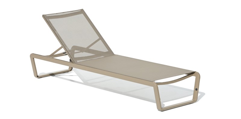 铝制日光浴躺椅（可定位）日光浴床