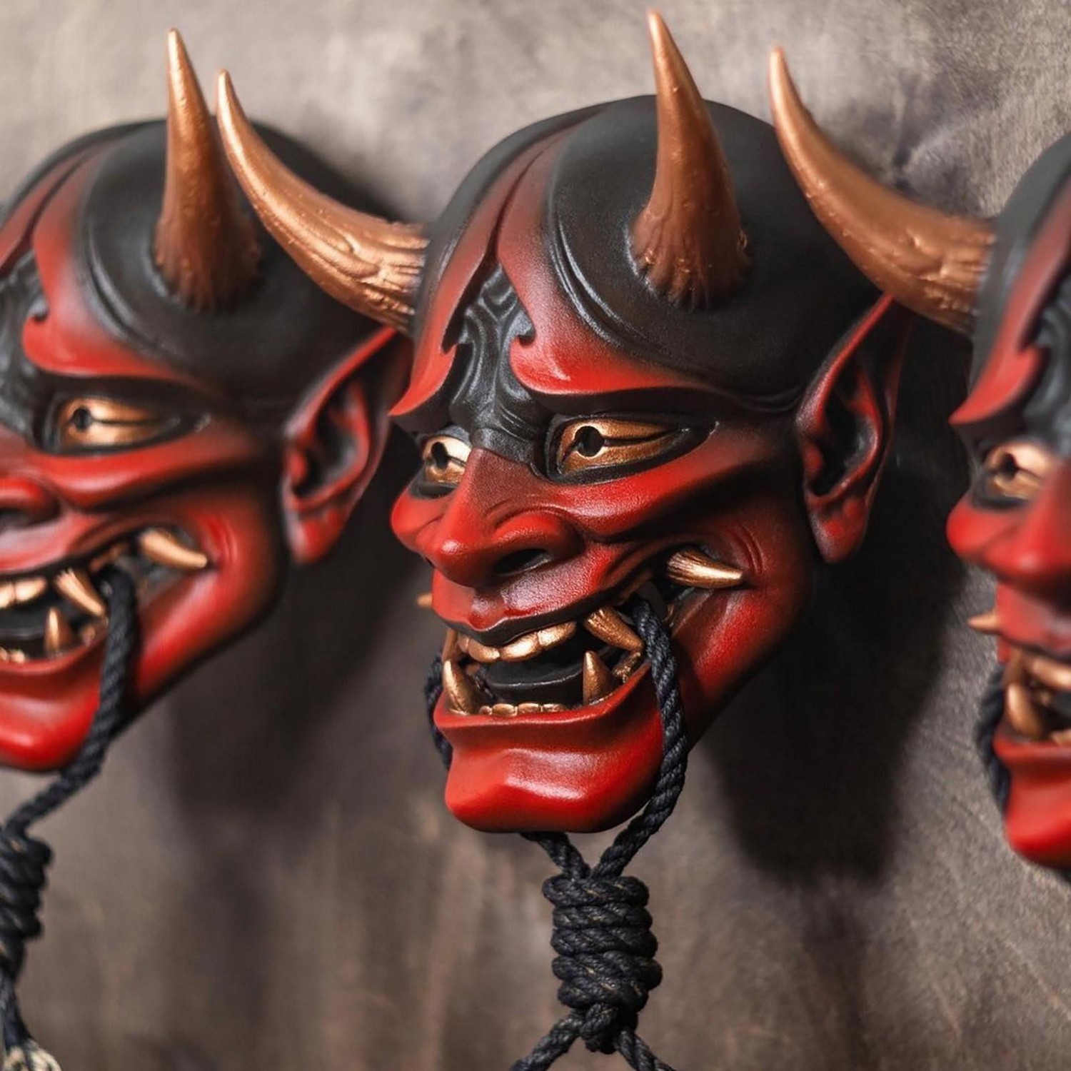 万圣节恶魔头面具-日本主题