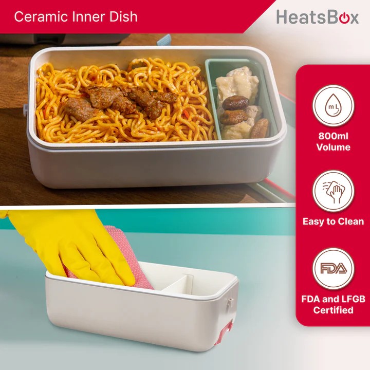 智能食物加热器 热电饭盒 食物保温盒