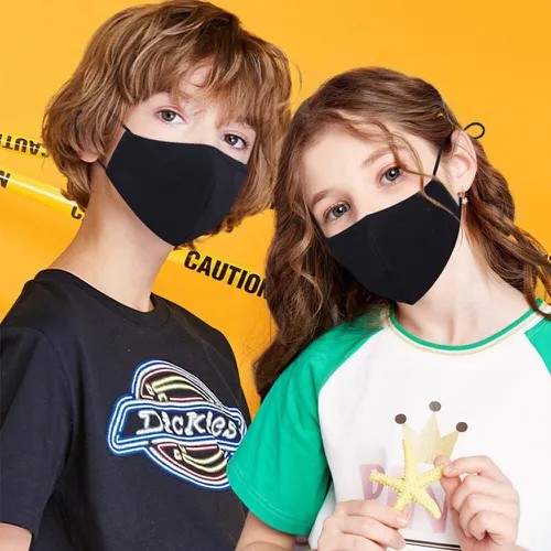 儿童黑色防护口罩