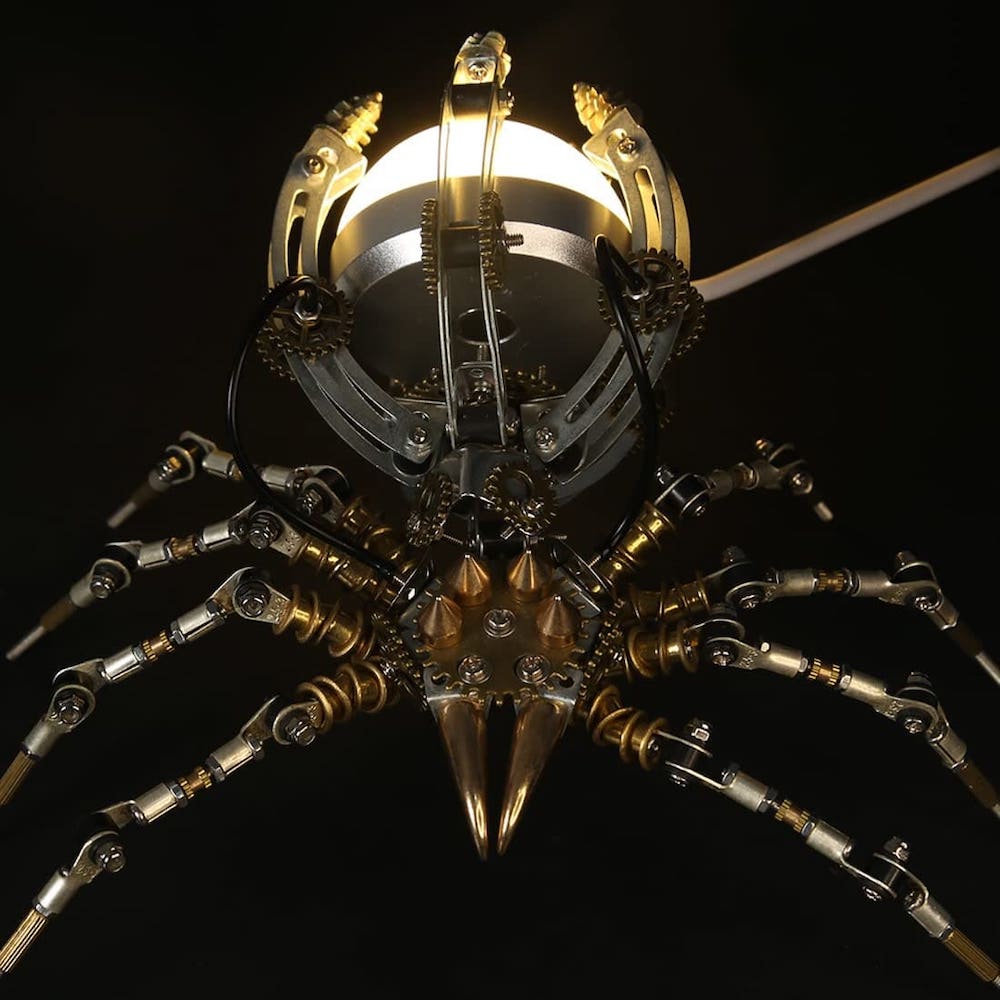 蜘蛛拼图金属的 3D 模型