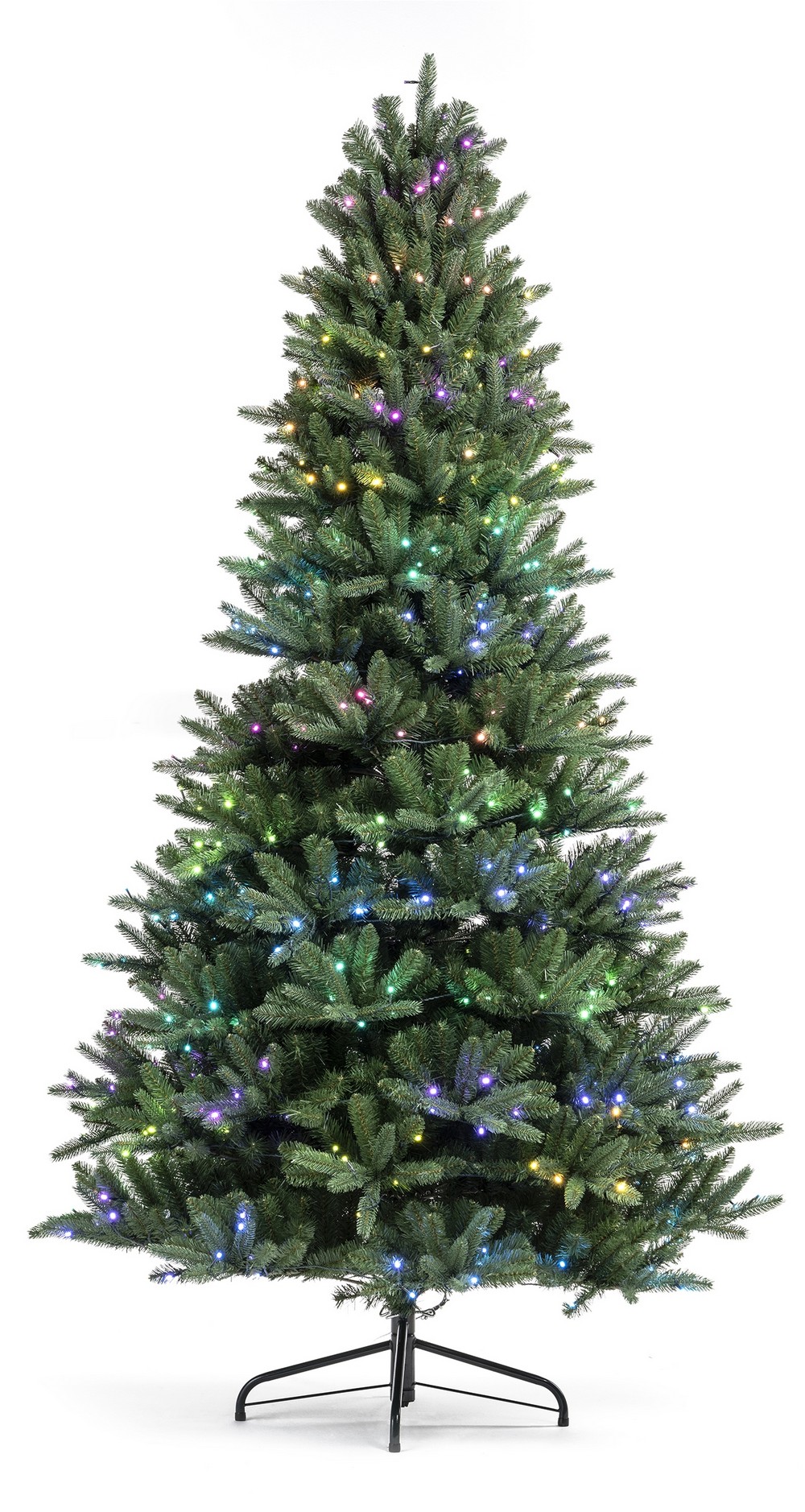 带智能灯的圣诞树