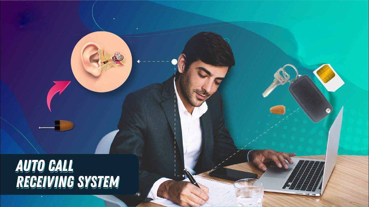 间谍耳机 - 如何参加考试 - 为考试设置（最小的听筒）