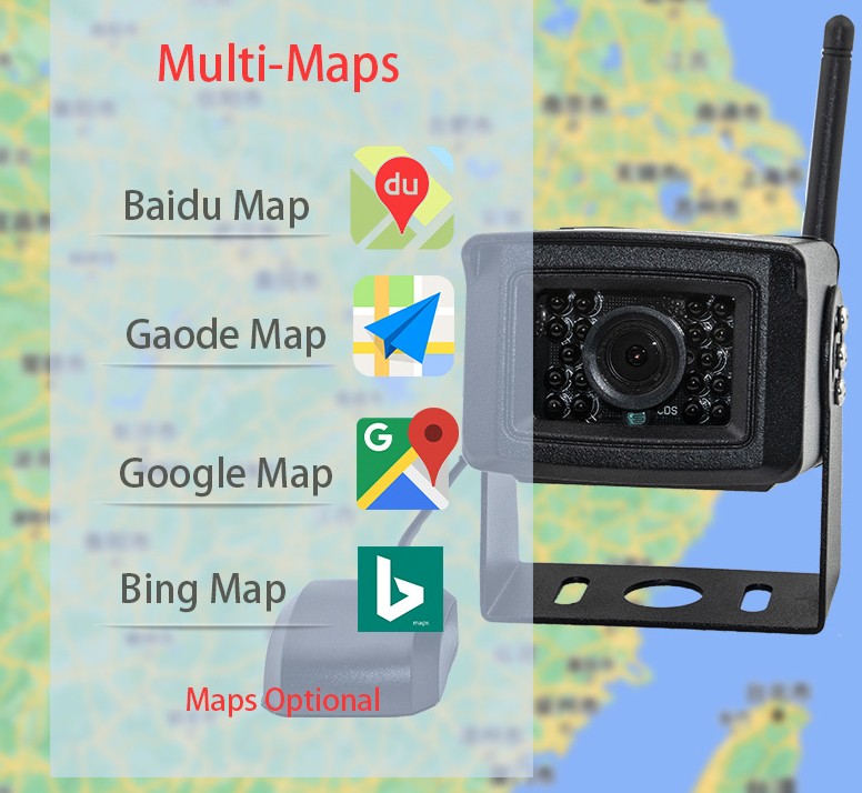 3g 摄像头 SIM 用于汽车后倒车监控
