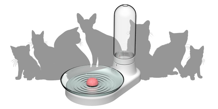 猫水箱 - 托盘自动