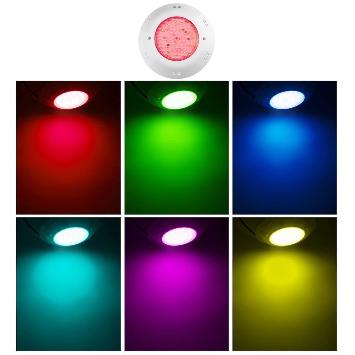 防水 LED 泳池灯，彩色 RGB 泳池照明