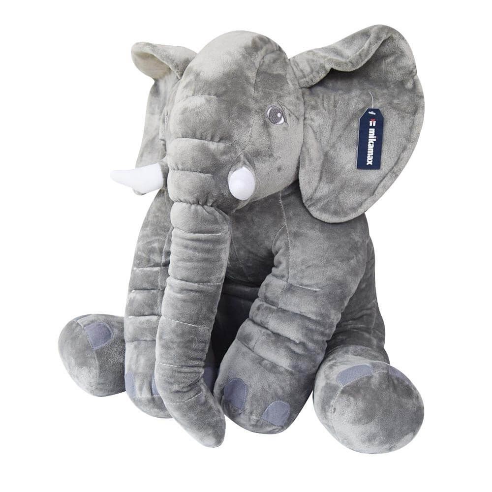 大象毛绒枕头 - 大象靠垫