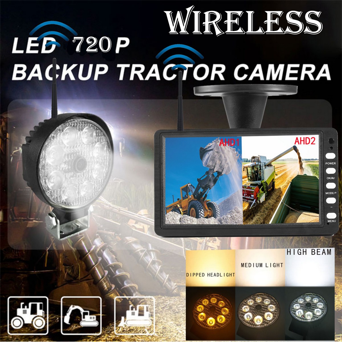 备用套装 - Wifi 摄像头，具有强大的白色 LED 灯和许多功能