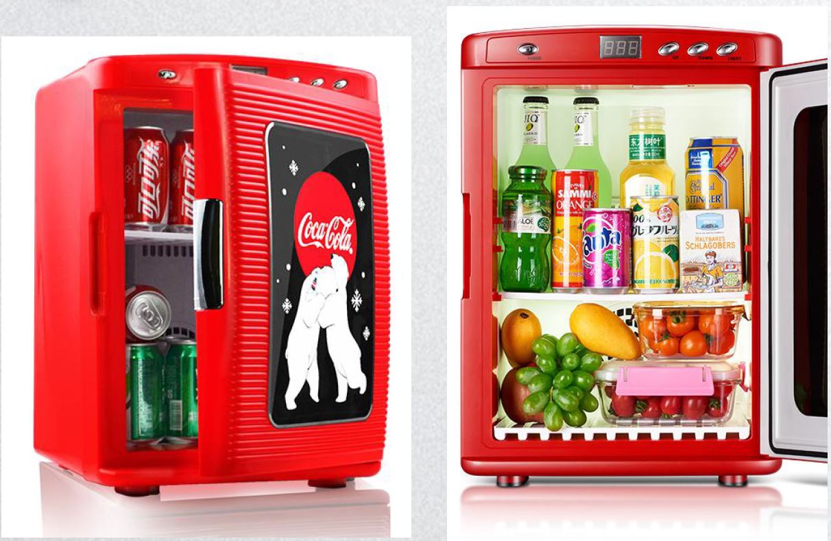 可以冰箱可口可乐红色冷却器