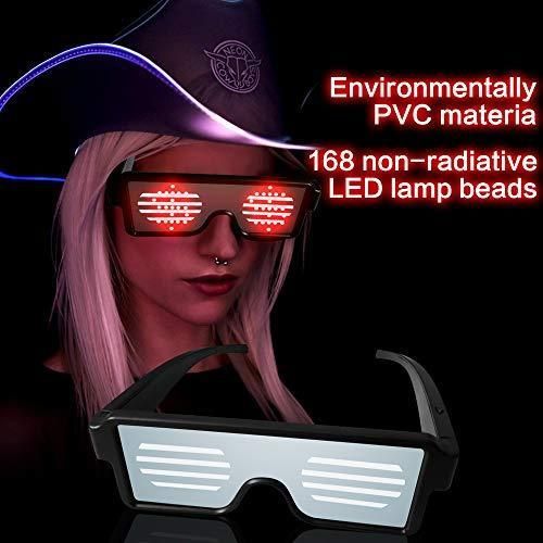 LED动画发光眼镜